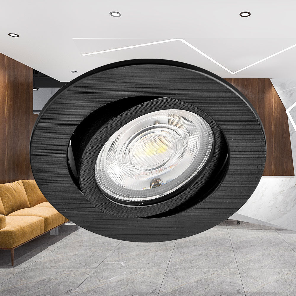 Braytron 7W G3 ROUND BLACK 3IN1 LED Downlight