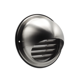 Nedco Buitenrooster Bol + Fijn Gaas RVS Ø125 mm. 62600211