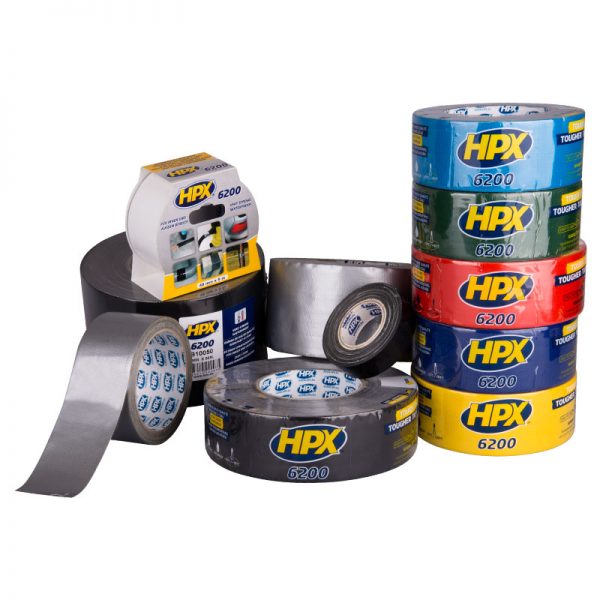 HPX Duct-tape 48mm x 25m Zwart CB5025