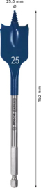 Bosch Expert Self Cut Speedboor 25 x 152mm 2608900322