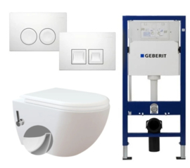 Geberit UP100 Inbouwreservoirset FE321 400 Bidet + Kraan