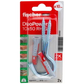 Fischer DuoPower Plug 10x50 RH G K 535483