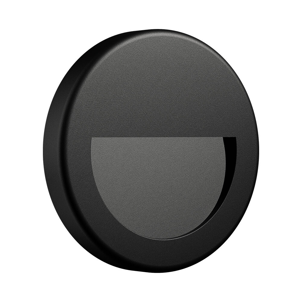 Braytron VEKTA B WLR S. Black 3W 3000K IP65 Wall Fixture