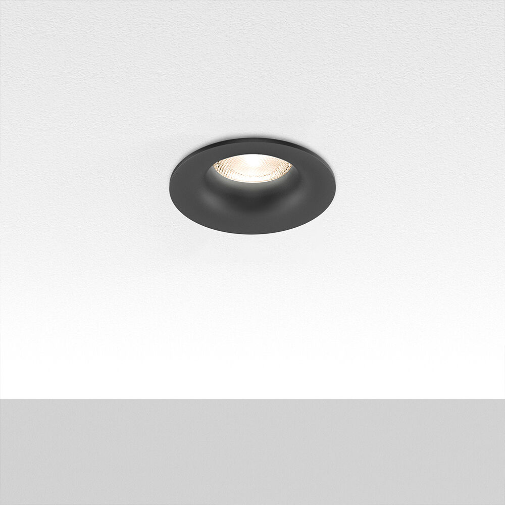 Braytron TETRA D ROUND Black IP20 Spotlight Fixture