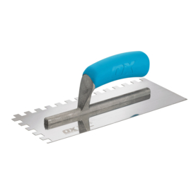 OX Trade Notched Stainless Steel Tiling Trowel - 15mm OX-T535715