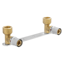 APE Gemini-beugel 16x1/2 Pers Messing (h.o.h. 153mm)