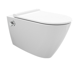 BIEN Alesta Wit Bidet + Kraan Wandcloset Rimless