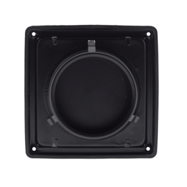 Nedco Gevelrooster Terugslagklep RVS ZWART Ø125 mm. 62603201