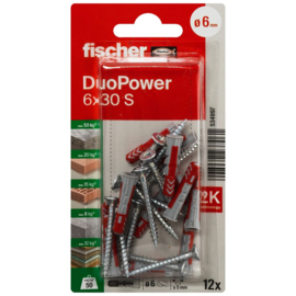 Fischer DuoPower Plug 6x30 S K 534997