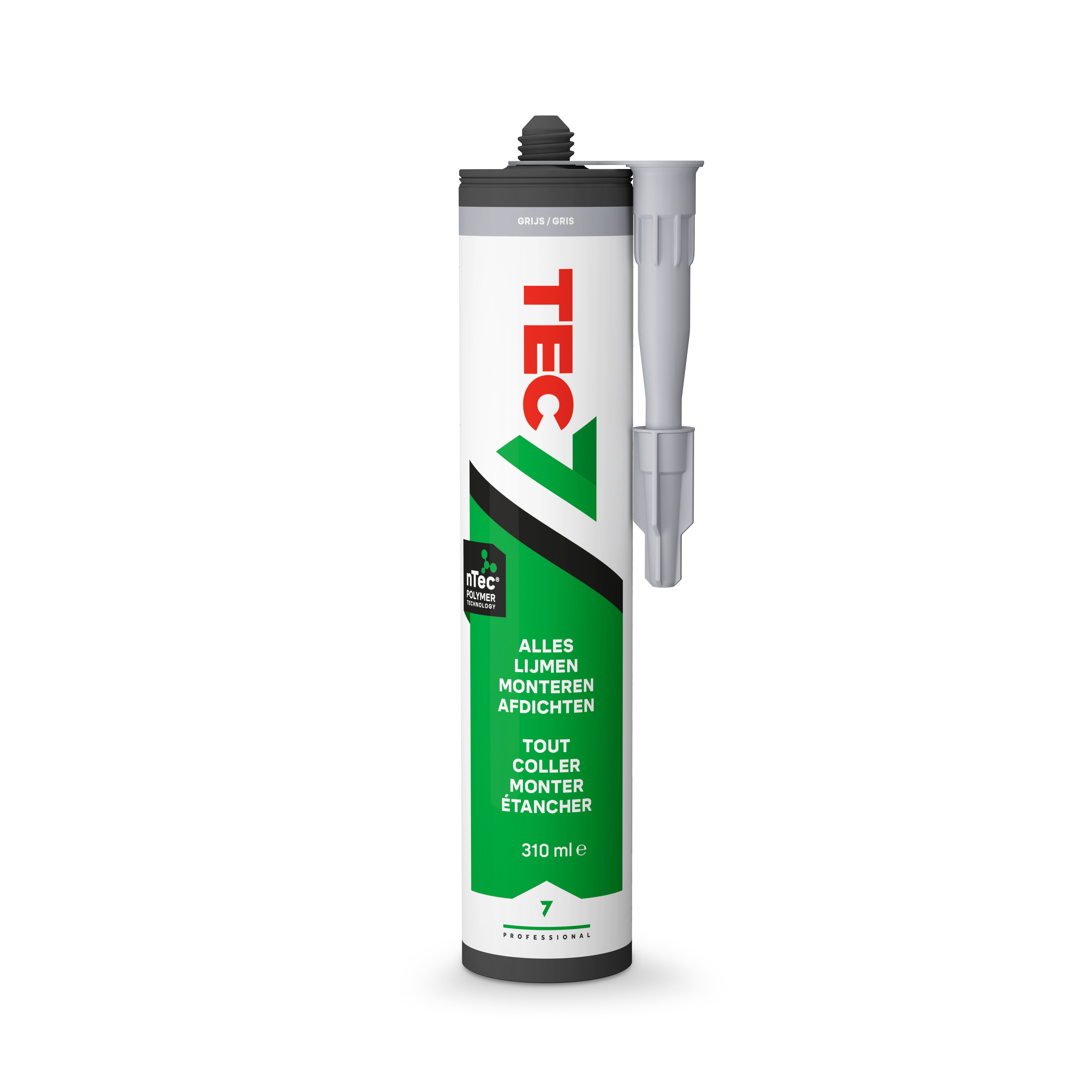 TEC7 Grijs (RAL 7004) - Patroon 310ml BE BEL 535306000