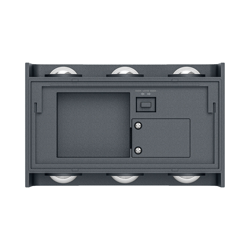 Braytron VECTOR B WL Grey 6x1W 3IN1 IP65 Wall Light
