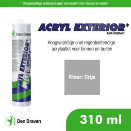 Zwaluw Acryl Exterior+ 310ml Grijs 30880019