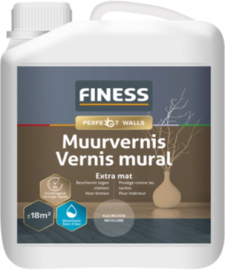 FINESS Muurvernis Extra Mat 1L Kleurloos Bu