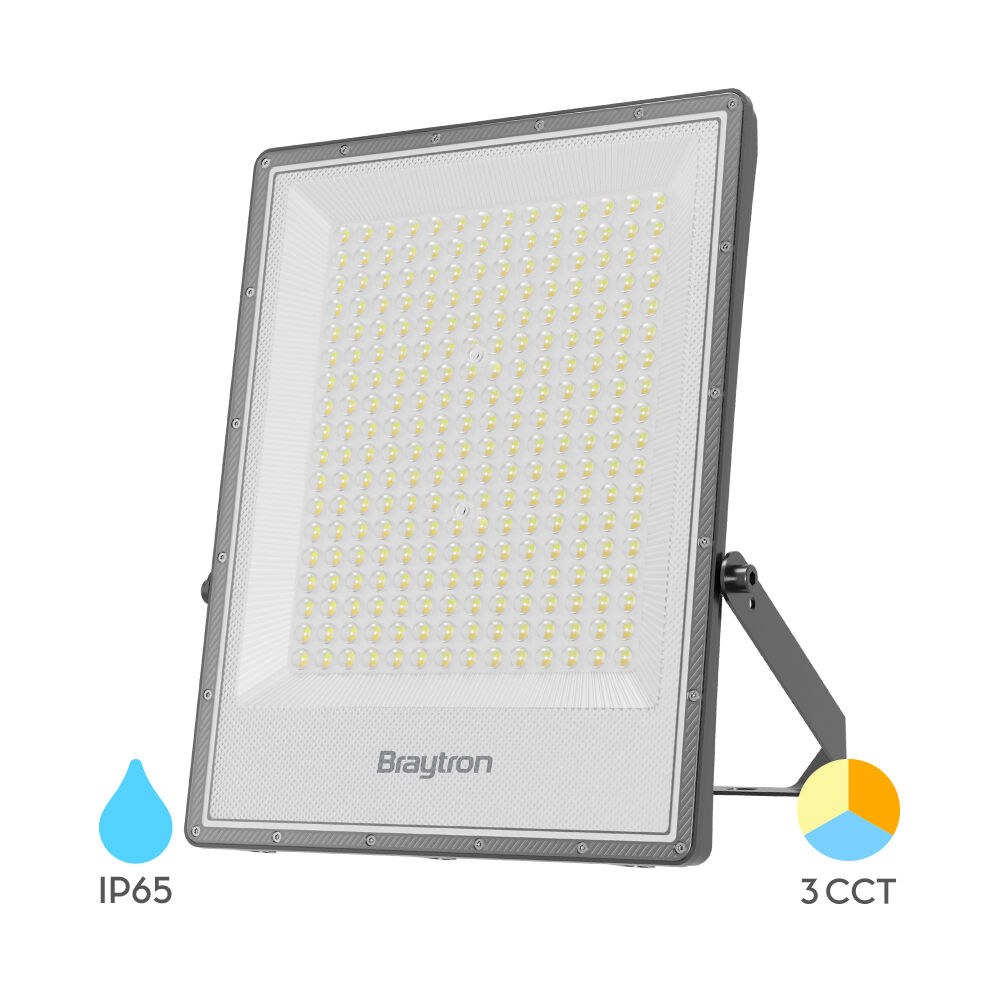 Braytron FLOOD PF 300W Grey 3IN1 IP65 LED Floodlight
