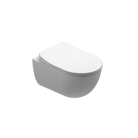 KALE Zero Wit Bidet Wandcloset Rimless + Softclose Zitting