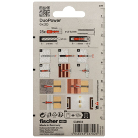 Fischer DuoPower Plug 6x30 K 534993