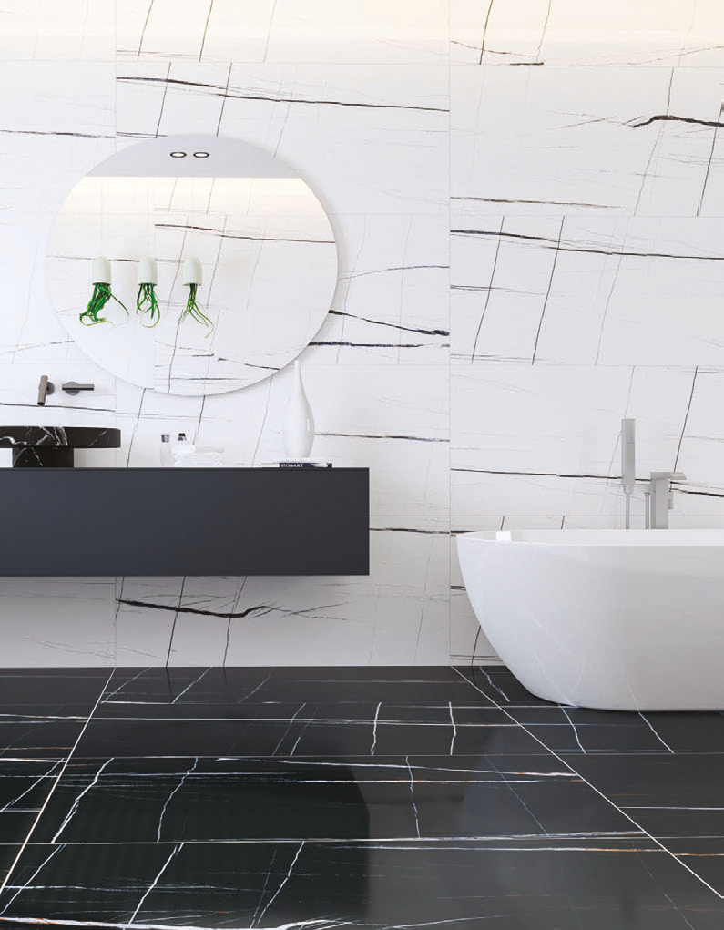 Diamond Marble White Vloertegel 60x120cm