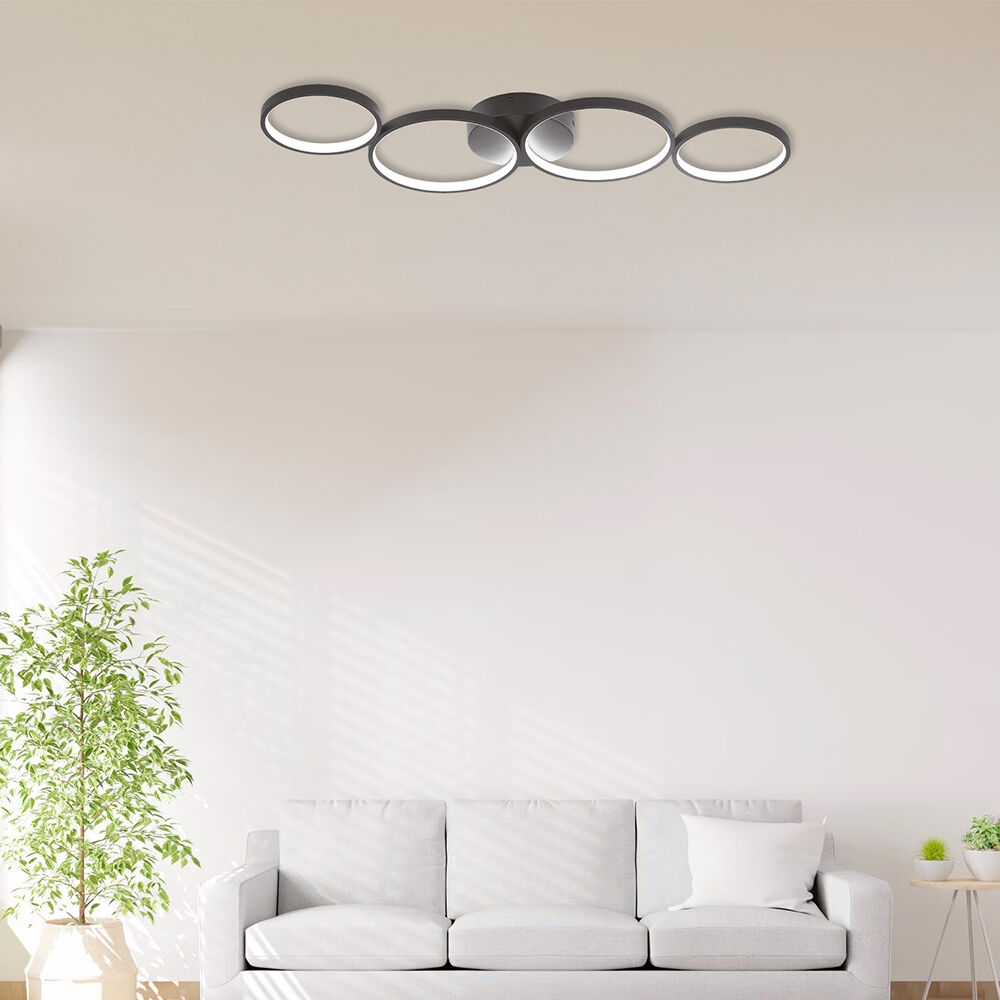 Braytron NELA SR1 RND Black 60W RMT IP20 Ceiling Light
