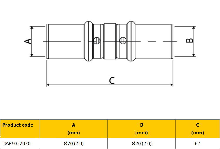 APE Gas Sok 20x20 Pers