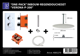 BD Verona P200 One-Pack inbouw regendoucheset 4005270