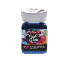 Colorall Flash Glitter BLAUW 150 ml / 95 g.