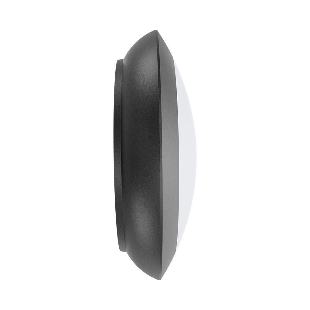 Braytron Ceiling Light NAPOLI 1xE27 PC Grey IP65