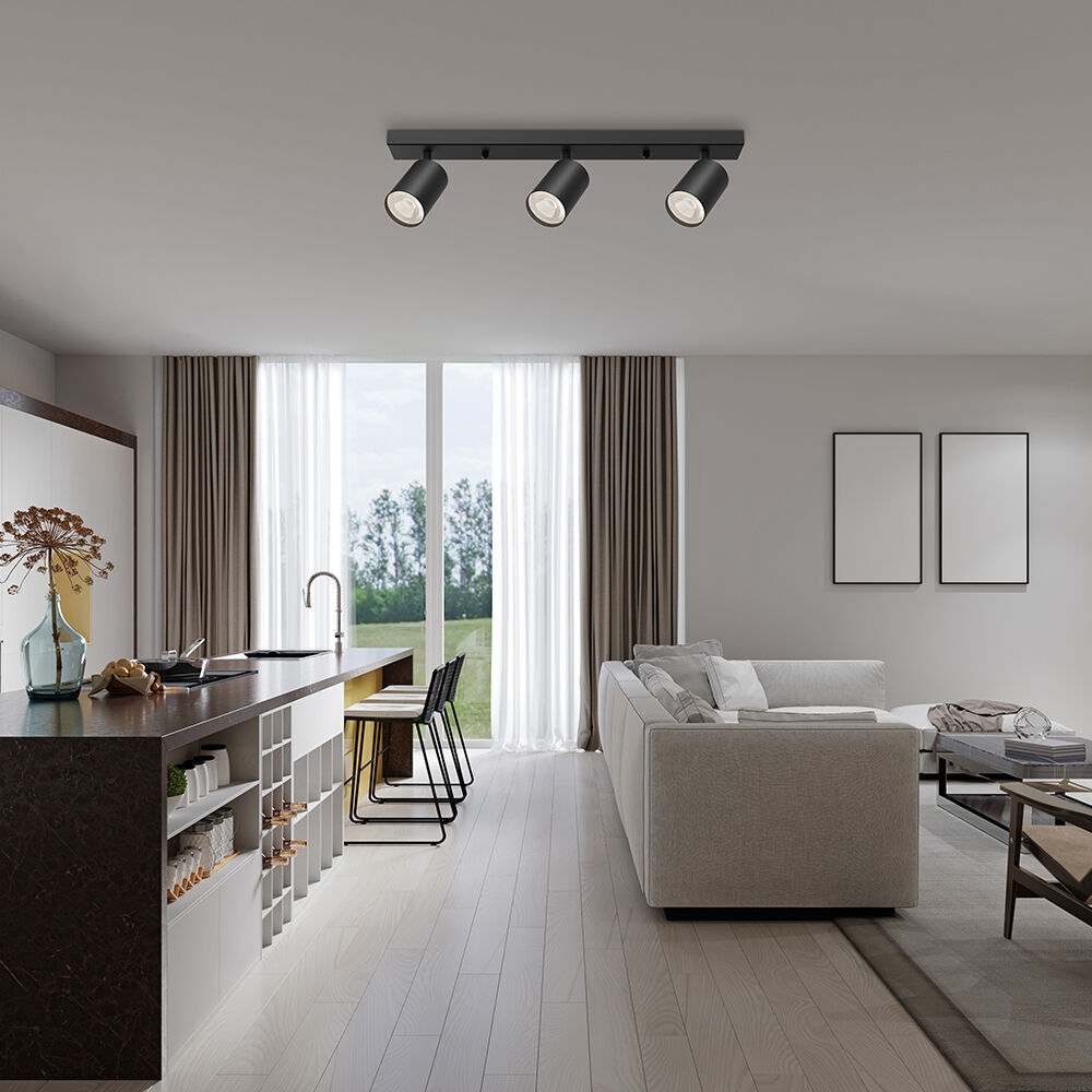 Braytron BETA SRQ 3 Black GU10 IP20 Spotlight Fixture