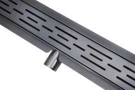 Titan 100SF GUNMETAL + Rooster RVS Drain 100 cm