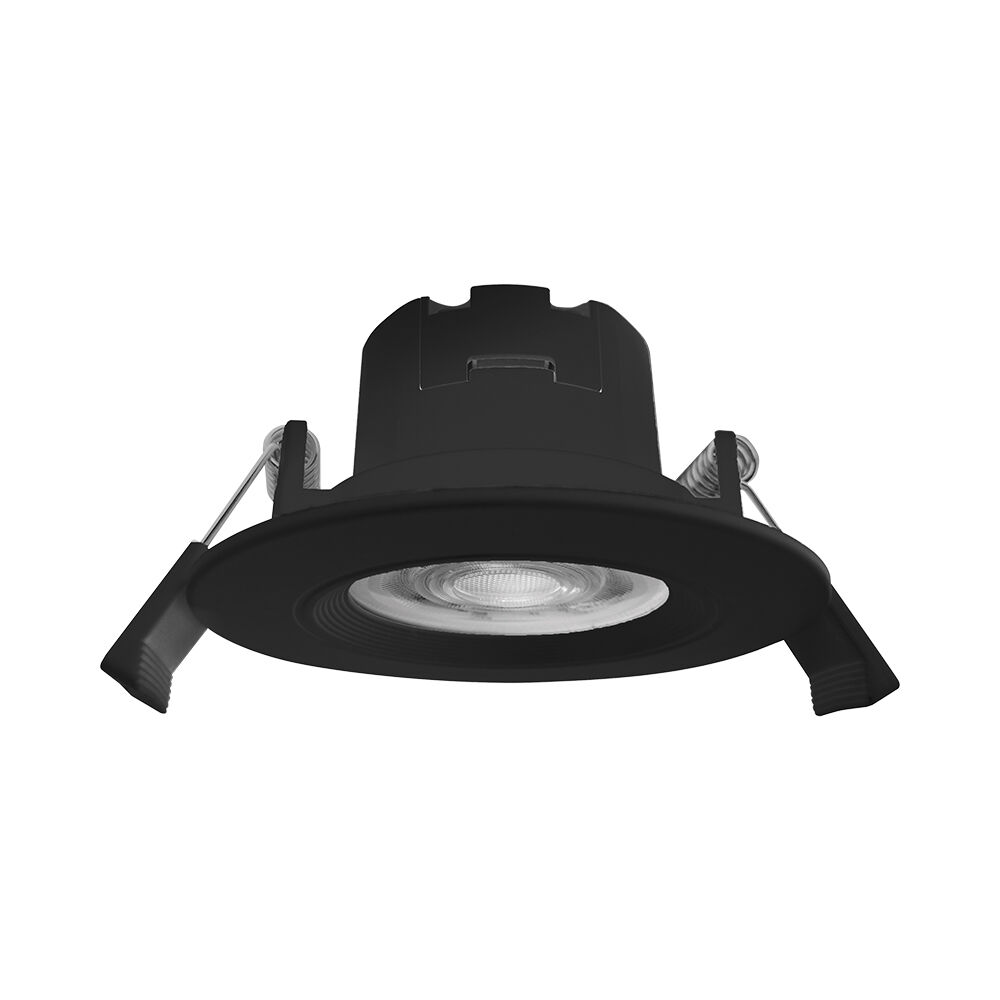 Braytron 7W G3 ROUND BLACK IP54 3IN1 LED Downlight