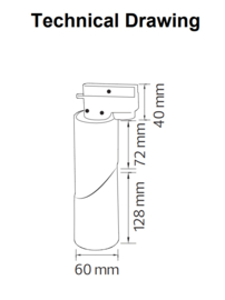 Horoz TORONTO Zwart 220-240V GU10 Tracklight