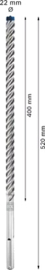 Bosch Expert SDS Plus-8X Hamerboor 22 x 400 x 520mm 2608900234