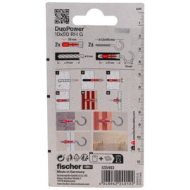 Fischer DuoPower Plug 10x50 RH G K 535483