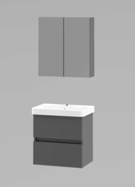 Titan Antraciet 55cm Badmeubelset
