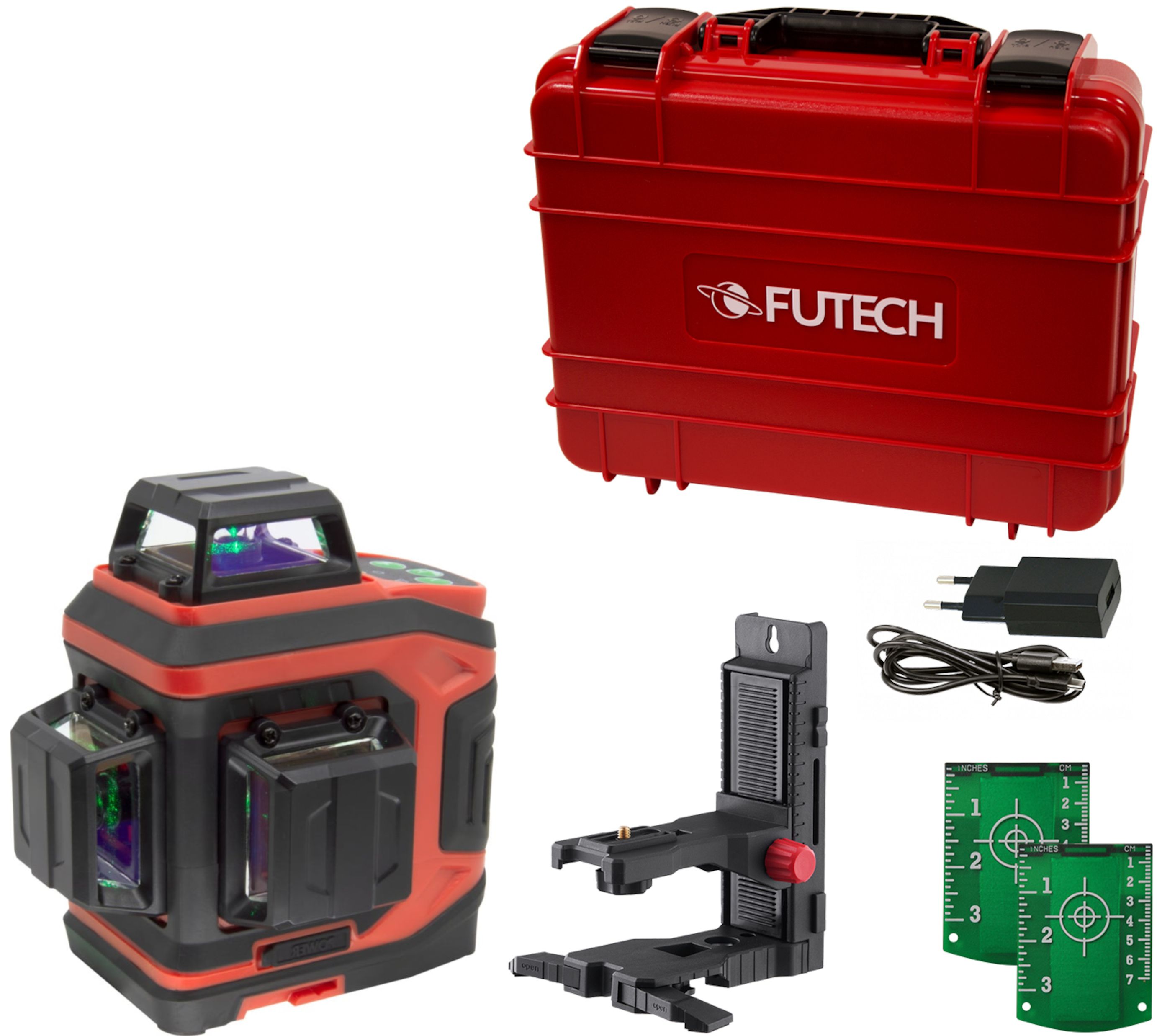 MC3D Brave Kruislijnlaser 3D Groen 027.3DG