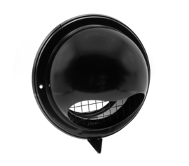 Nedco Buitenrooster Bol + Grof Gaas RVS ZWART Ø125 mm. 62601101