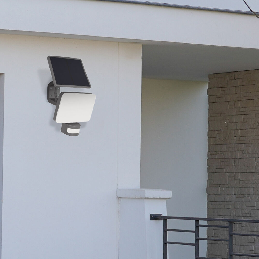 Braytron SOLARIS W2 Black 15W 3IN1 IP54 Solar Wall Light