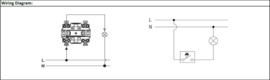 Viko Schakelaar Lamp + Eti. Pacific Grijs Opbouw SWD 90591035