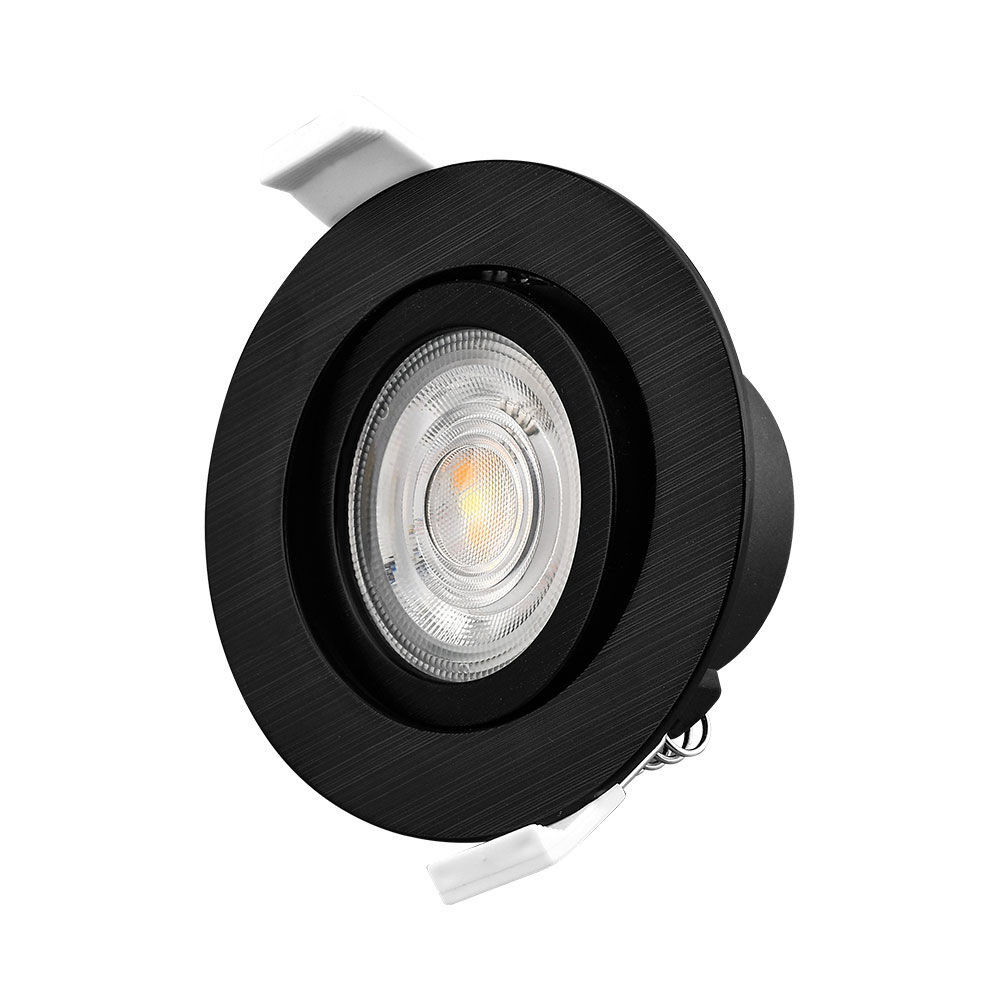 Braytron 7W G3 ROUND BLACK 3IN1 LED Downlight