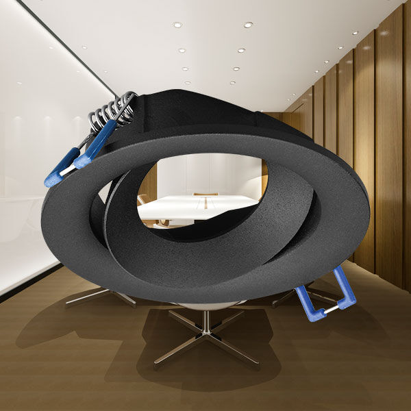Braytron TETRA E RND Black IP20 Spotlight Fixture