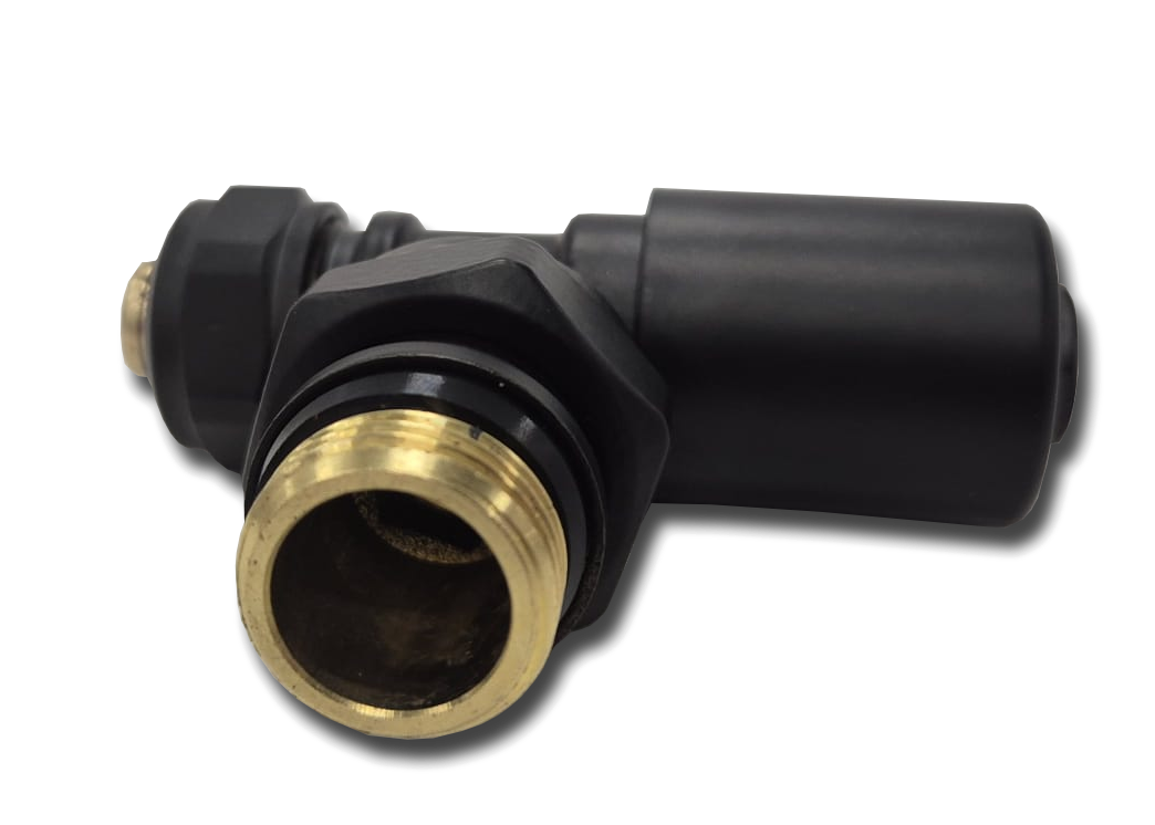 GK Haaks Black Radiatorkraan (16x2) O-ring M13007-9-A-BS