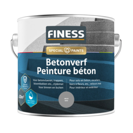 FINESS Betonverf Acryl 2,5L Grijs 1457 Bi/Bu