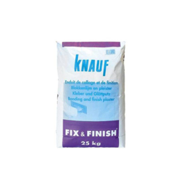Knauf Fix & Finish Gipsmortel 25 KG Wit