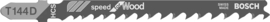 Bosch T144D Speed Decoupeerzaagbladen Soft Wood (5x) 2608630040