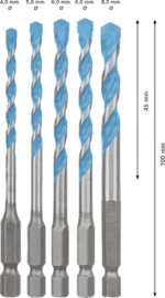 Bosch Expert HEX-9 MultiConstruction Set (5 DLG) 2608900585