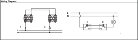 Viko Wisselschakelaar Pacific Grijs Opbouw SWD 90591004