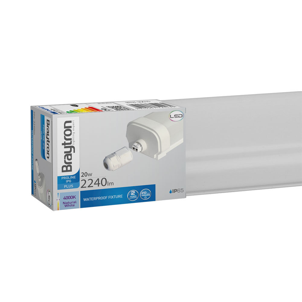 Braytron PROLINE IPG M 60W 6500K IP65 Waterproof Fixture