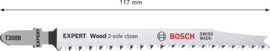 Bosch T308B Expert Decoupeerzaagbladen Wood 2-Side Clean (5x). 2608900551