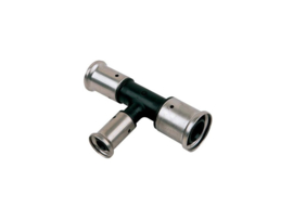 HENCO T-Stuk 401640 Pers Messing PVDF 10PK-401640