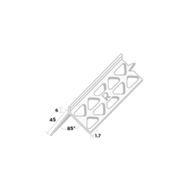 RS PVC 3006-260 Hoekbeschermer PVC 6 mm