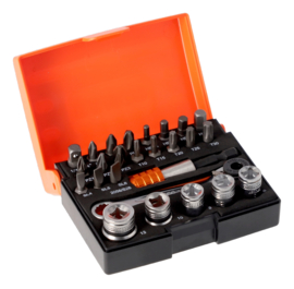 Bahco 2058/S26 Bit- & Dopsleutelset (1/4") 26 DLG.
